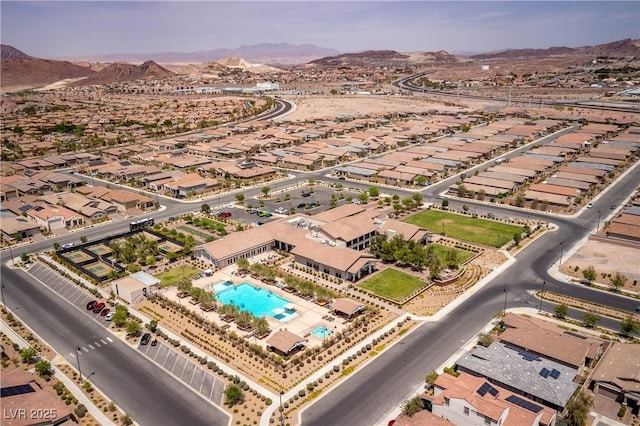 723 Orange Plume Walk Unit 0, Henderson, NV 89011 - birds eye view of property featuring a mountain view