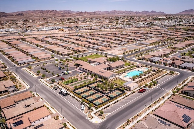 723 Orange Plume Walk Unit 0, Henderson, NV 89011 - birds eye view of property with a mountain view