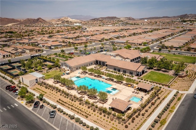 723 Orange Plume Walk Unit 0, Henderson, NV 89011 - birds eye view of property featuring a mountain view