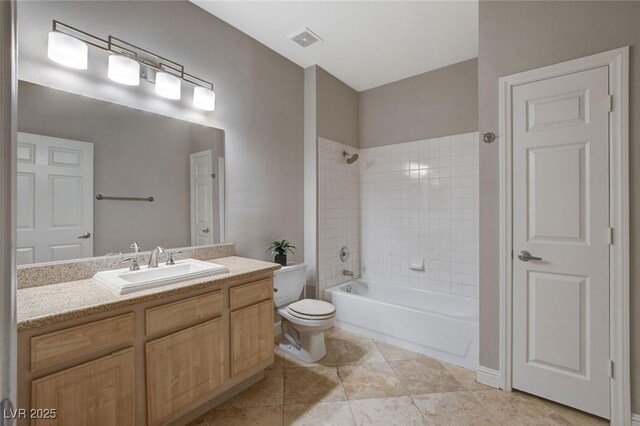 5250 S Rainbow Blvd Unit 2165, Las Vegas, NV 89118 - bathroom with vanity, washtub / shower combination, and tile patterned floors