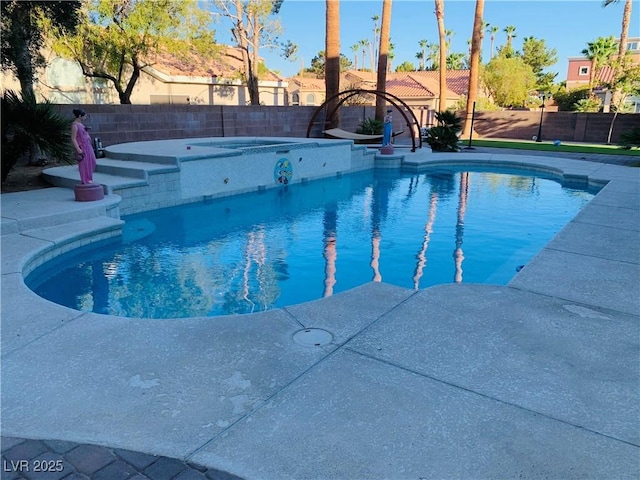 view of pool