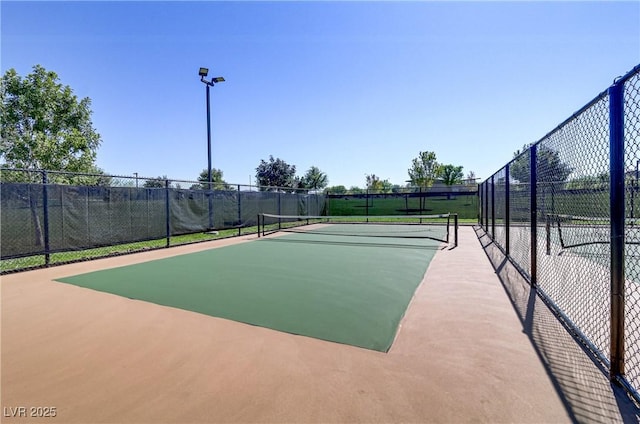 view of sport court