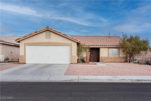 ranch-style house with a garage