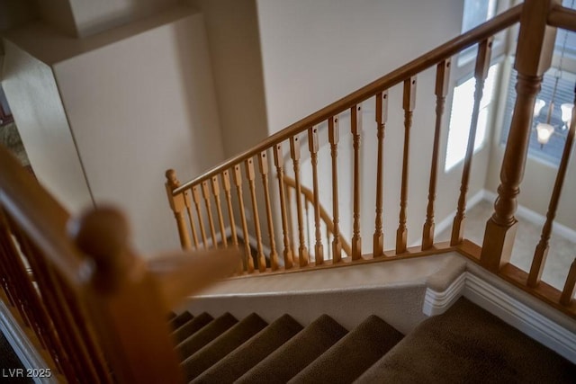 view of staircase