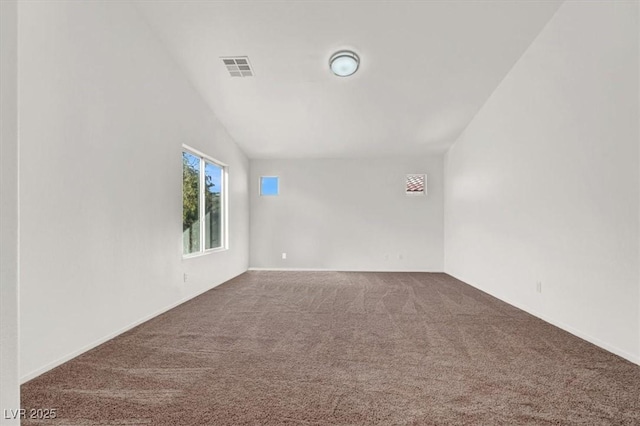 unfurnished room featuring carpet flooring