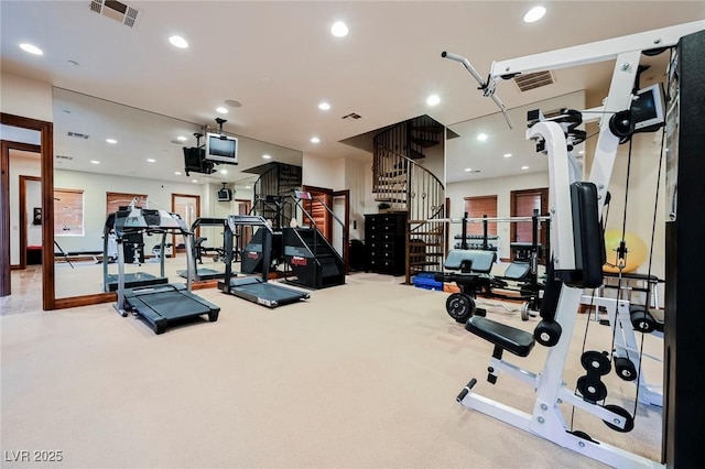 view of exercise room