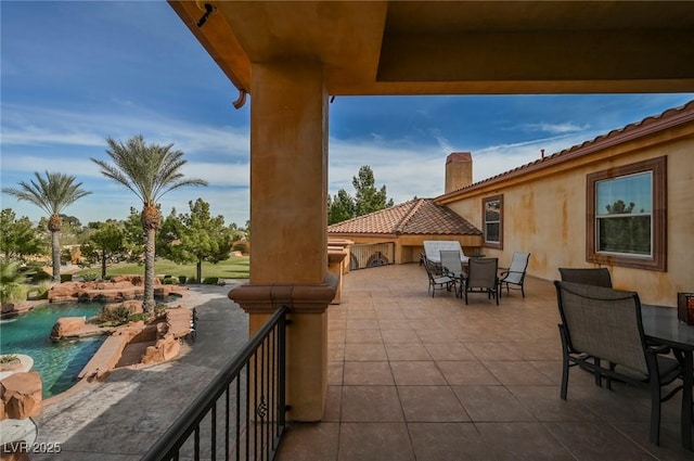 view of patio