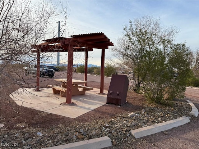 exterior space featuring a patio