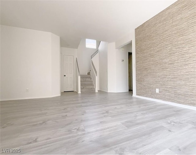 interior space featuring light hardwood / wood-style flooring