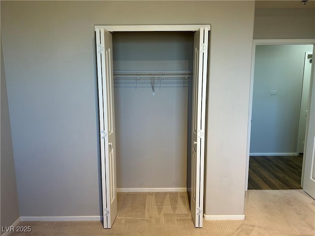 view of closet