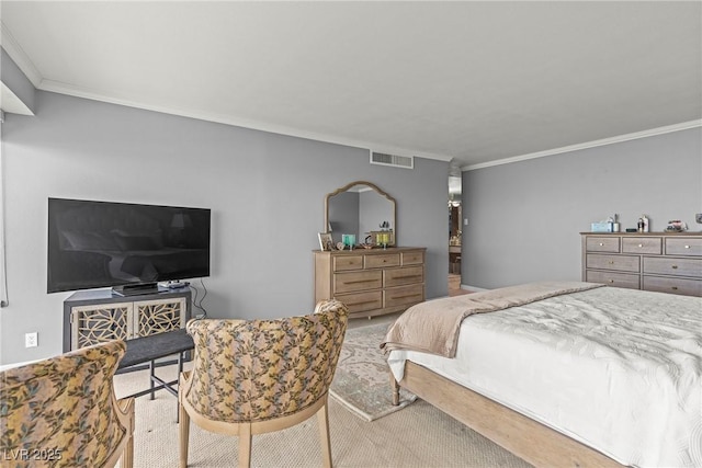 3111 Bel Air Dr Unit 20D, Las Vegas, NV 89109 - bedroom featuring crown molding and carpet