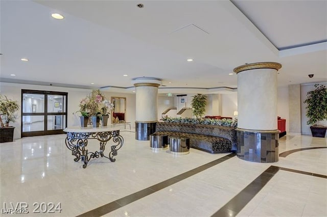 view of community lobby
