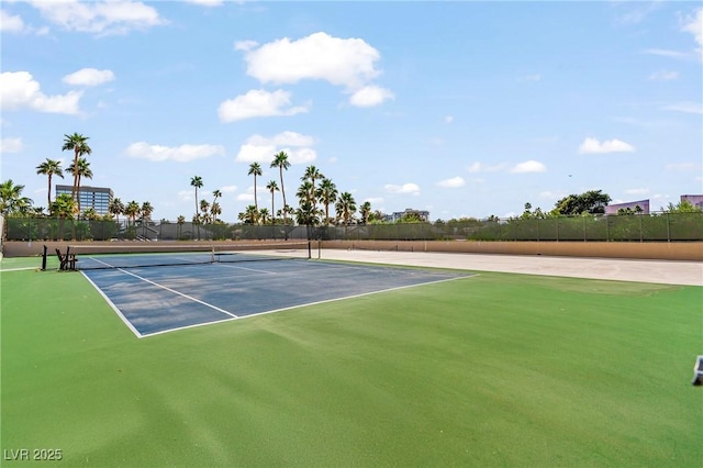 view of sport court
