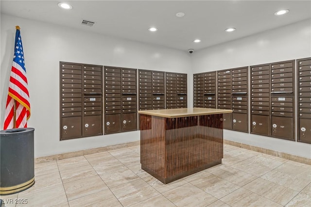 view of property's community with mail boxes