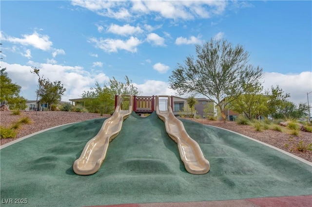 view of jungle gym