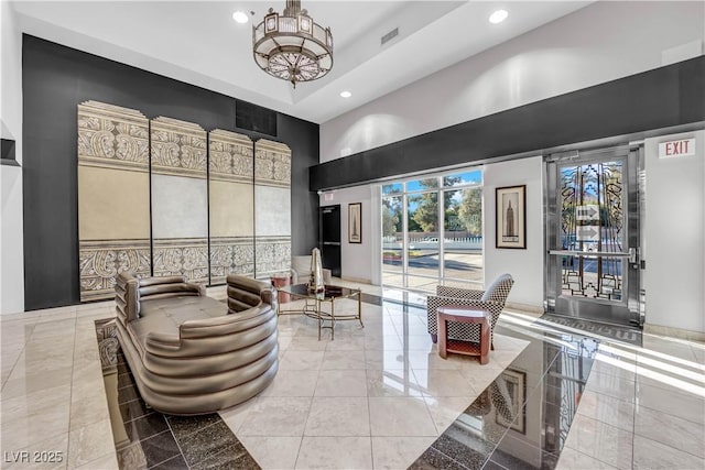 360 E Desert Inn Rd Unit 604, Las Vegas, NV 89109 - community lobby featuring a towering ceiling and recessed lighting
