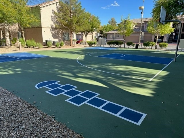 view of sport court