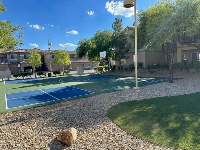 view of sport court