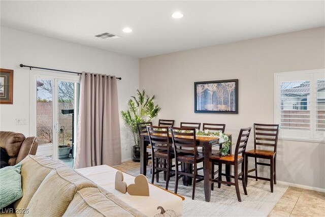 4459 Lavender, Pahrump, NV 89061 - dining space featuring light tile patterned floors