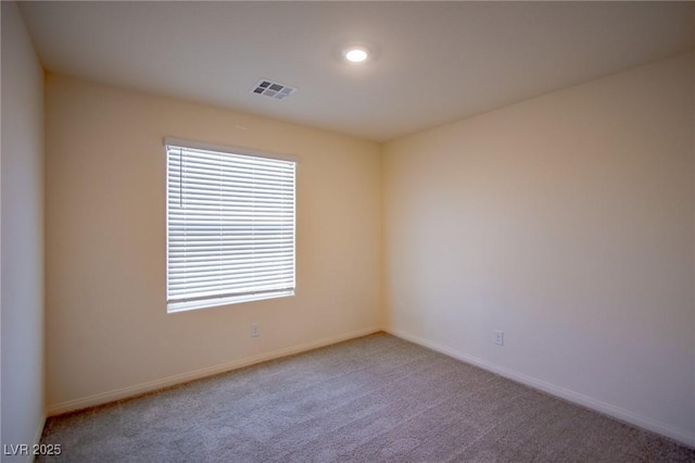 spare room with carpet