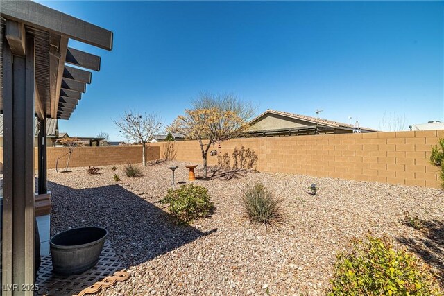 3924 E Garfield Dr, Pahrump, NV 89061 - view of yard with a fenced backyard