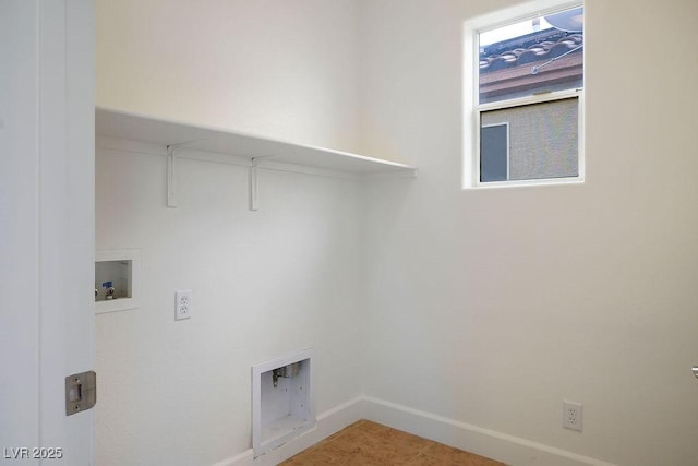 laundry room with hookup for a washing machine