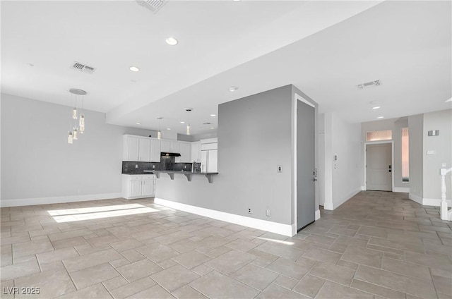 view of unfurnished living room