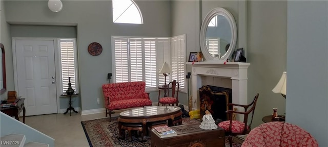 view of sitting room