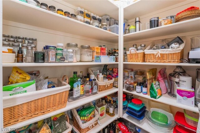 view of pantry