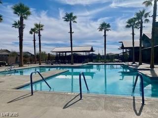 2379 Albury Ave, North Las Vegas, NV 89086 - community pool featuring a patio area