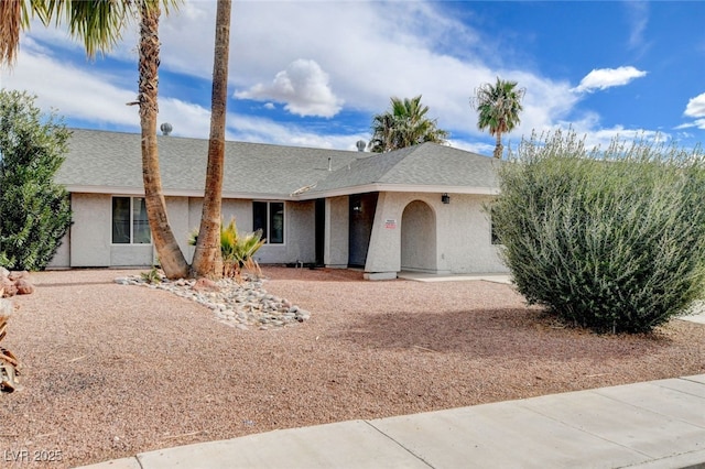 view of ranch-style house