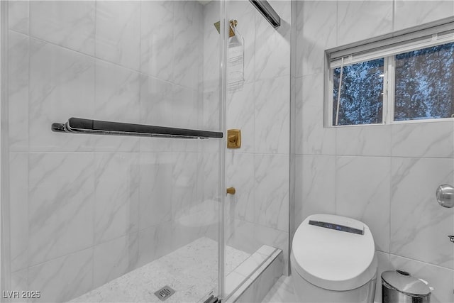 bathroom with walk in shower