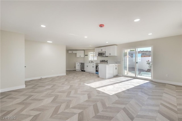 view of unfurnished living room