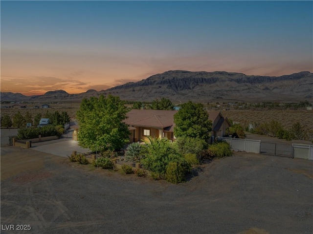 property view of mountains