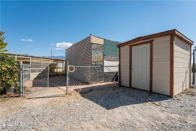 view of outbuilding