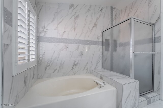 bathroom with a tub