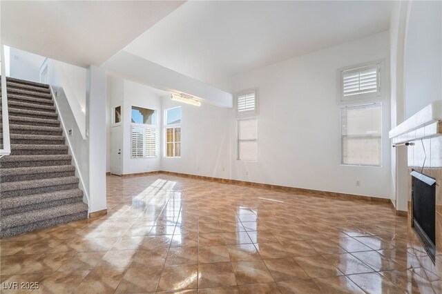 view of unfurnished living room