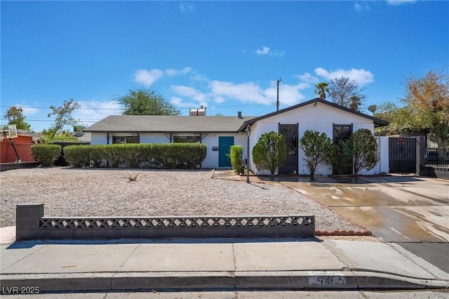 view of ranch-style house