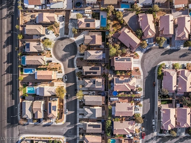 drone / aerial view featuring a residential view