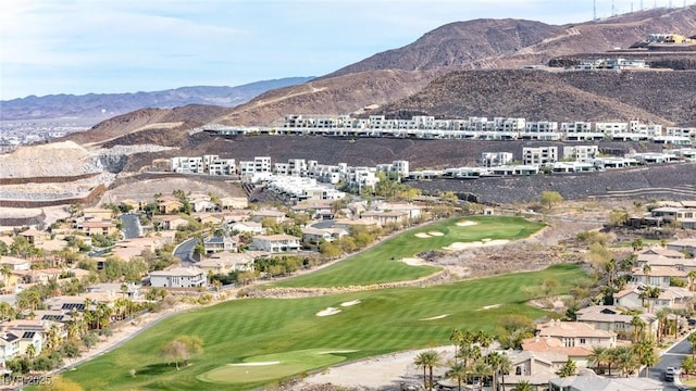 mountain view featuring golf course view