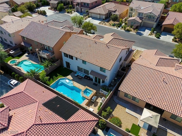 9950 Waxberry Ct, Las Vegas, NV 89178 - drone / aerial view featuring a residential view