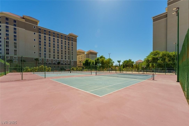 view of sport court