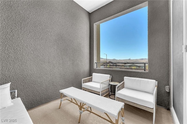2503 Cracked Stone St, Henderson, NV 89044 - living area with a textured wall