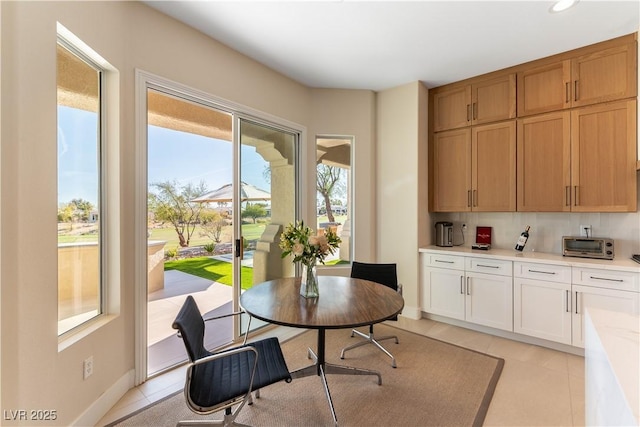 4796 Riva De Romanza St, Las Vegas, NV 89135 - dining area featuring light tile patterned flooring and recessed lighting