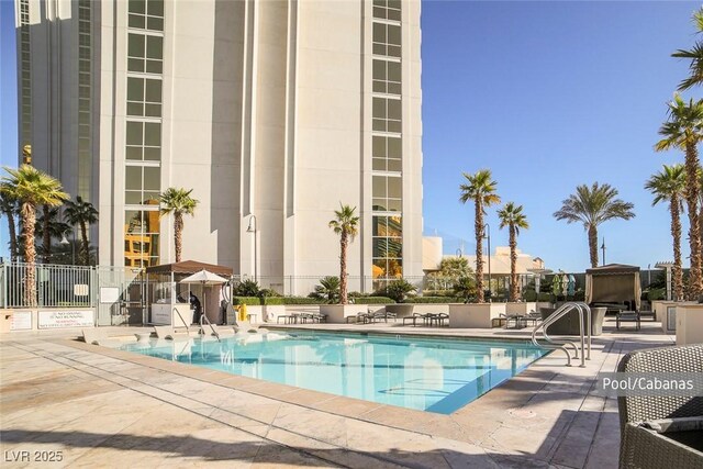 145 E Harmon Ave Unit 2603, Las Vegas, NV 89109 - community pool featuring a patio
