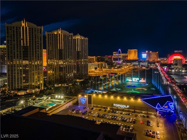 145 E Harmon Ave Unit 2603, Las Vegas, NV 89109 - city view featuring a view of city lights