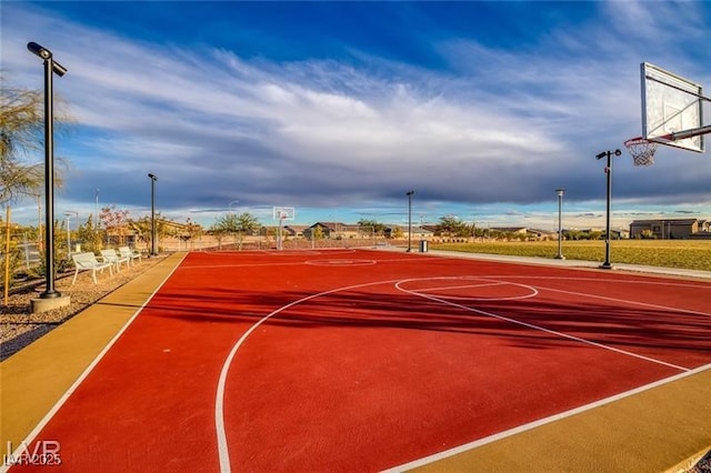 view of sport court