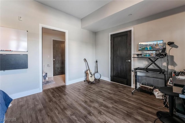 interior space featuring hardwood / wood-style flooring