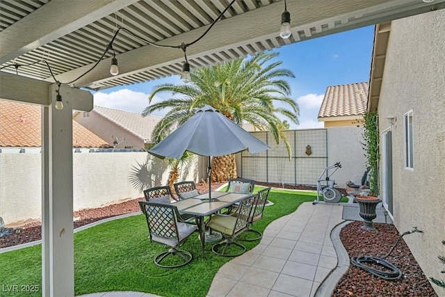 688 Quiet Stream Ct, Henderson, NV 89052 - view of patio / terrace featuring outdoor dining space