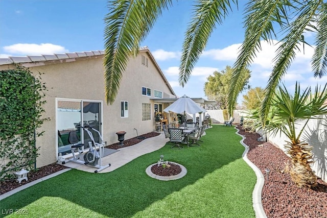 688 Quiet Stream Ct, Henderson, NV 89052 - view of yard with a patio